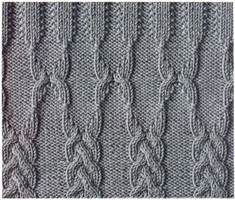 Схема вязания жгутов спицами и крючком