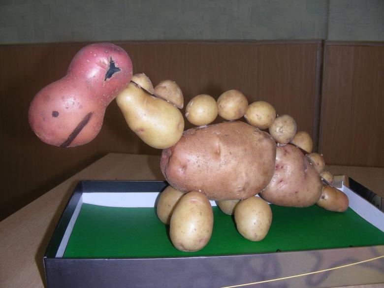 Поделка из картошки