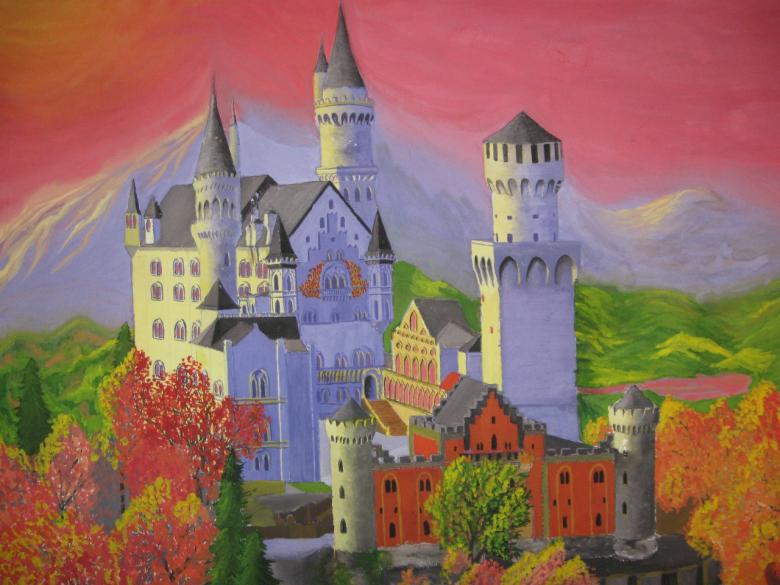 Нарисованный замок 