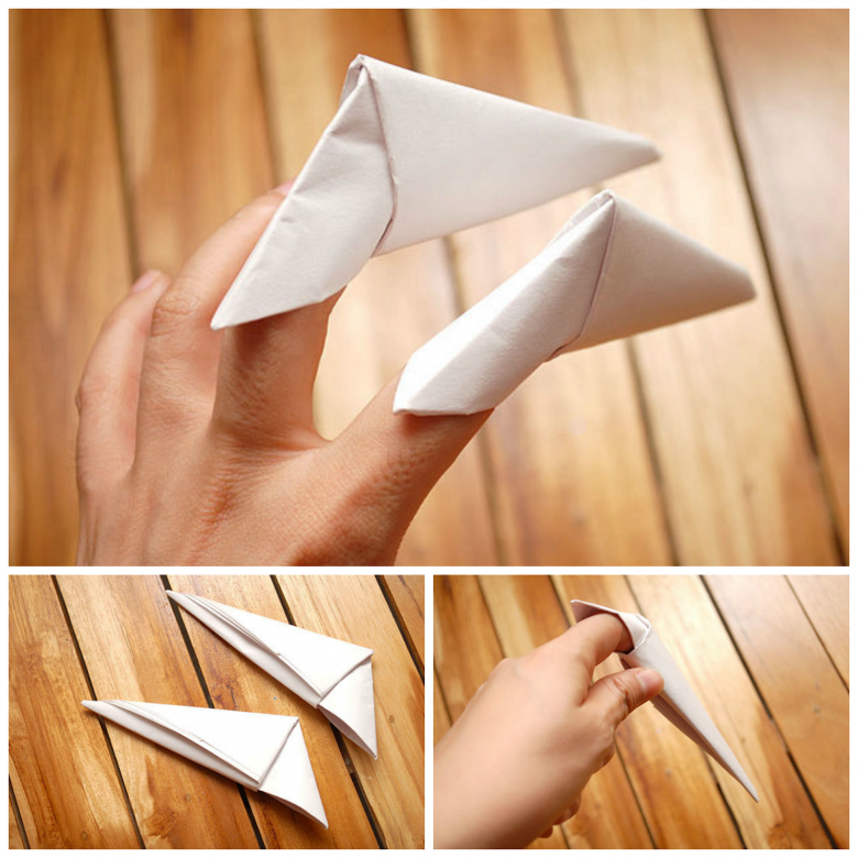 Оригами когти 