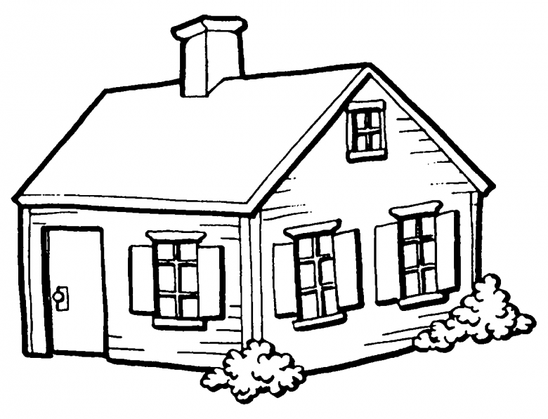Как нарисовать (рисовать) дом или домик - поэтапные рисунки и видеоуроки