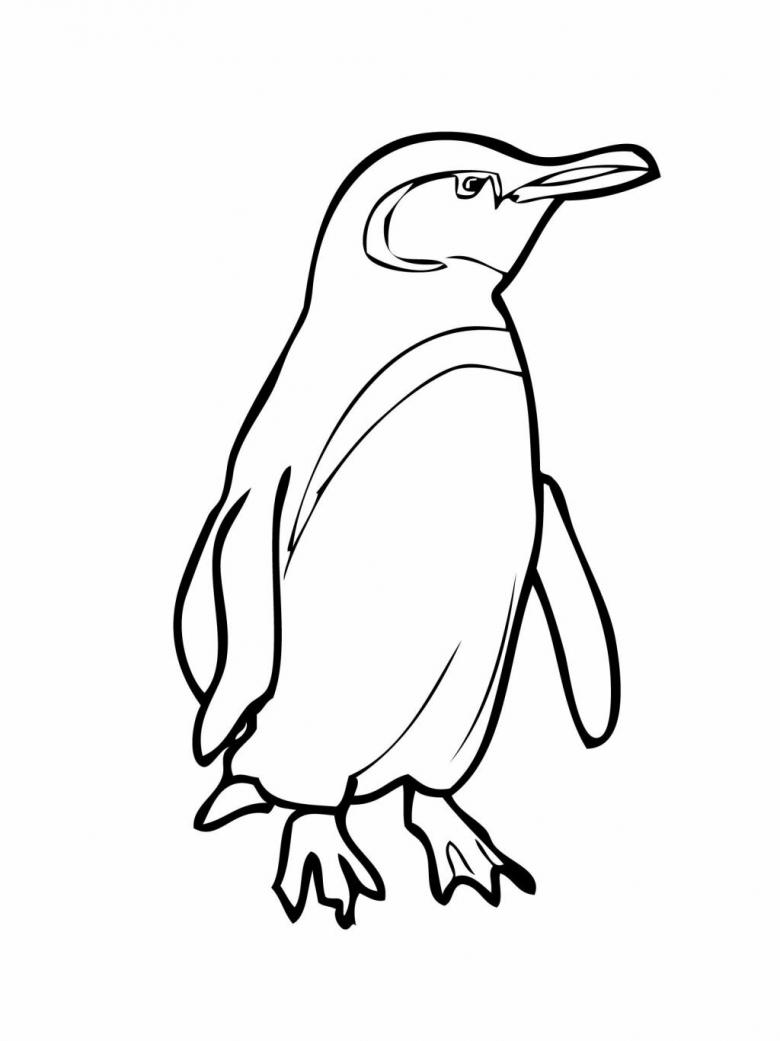 Нарисованный пингвин