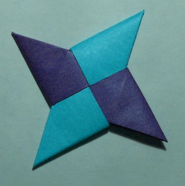 оригами сюрикен