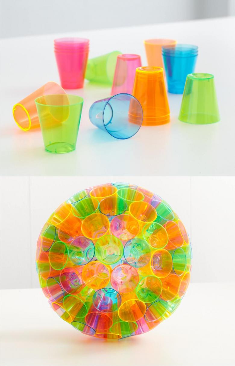 Поделки из пластиковых одноразовых стаканчиков