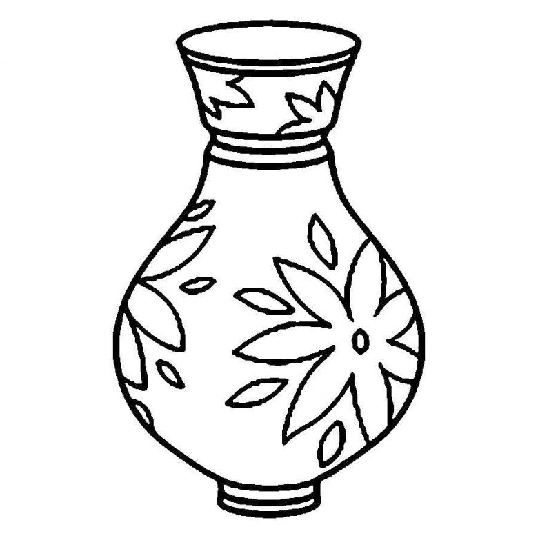 Рисунок вазы карандашом