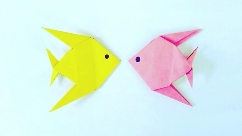 Оригами рыбка