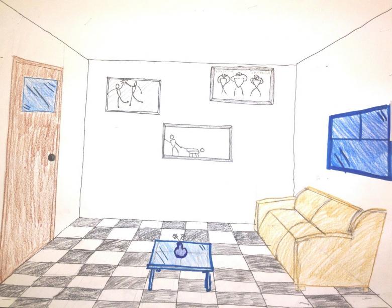 Примеры нарисованных комнат 