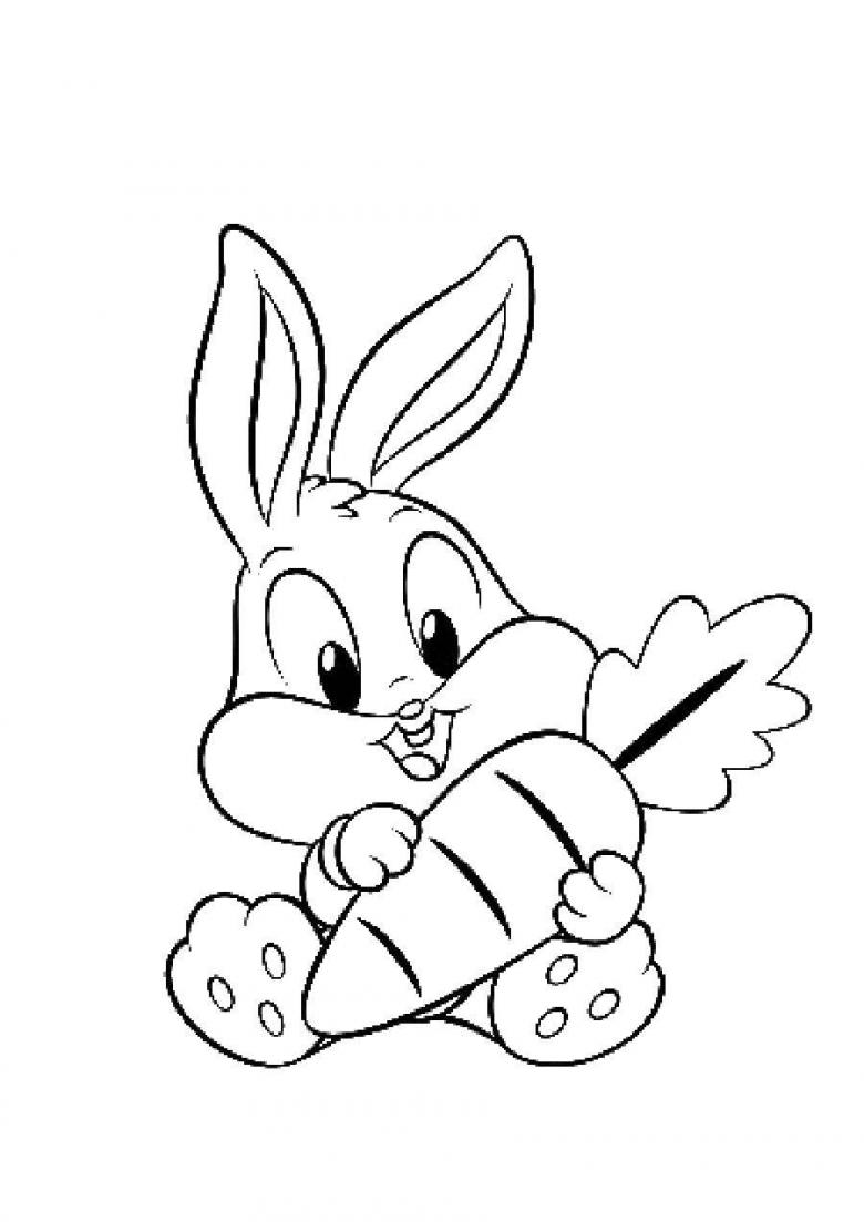 Как раскрасить кролика цветными карандашами и сайт для детей и родителей