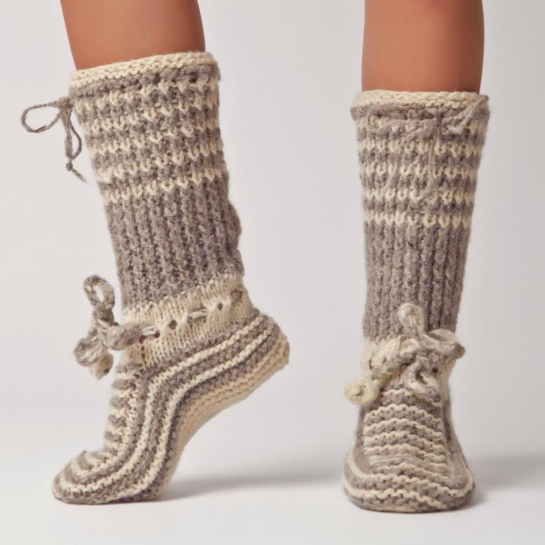 Вязание носков для детей. Детские вязаные носки