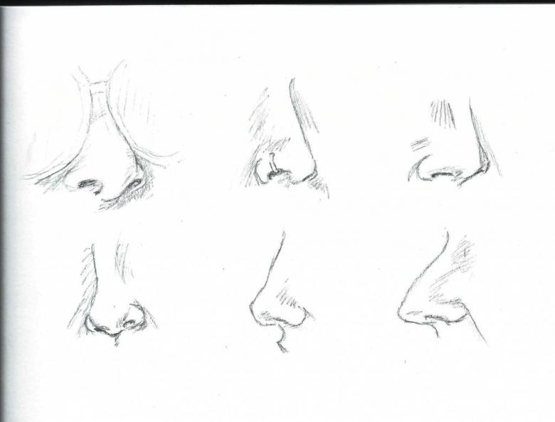 Нарисованный нос