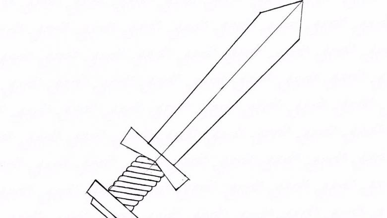 Как нарисовать меч - подробный поэтапный мастер-класс для начинающих i
