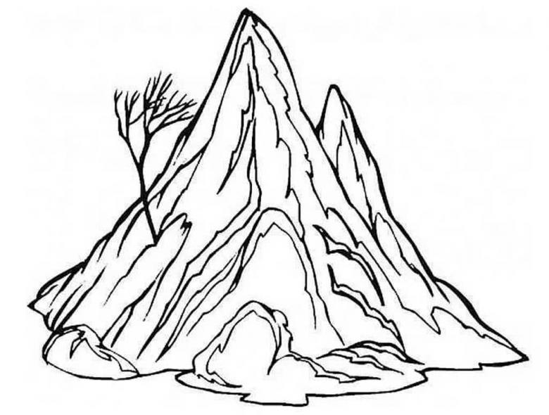Нарисованные горы 