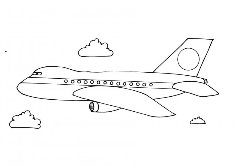 Нарисованный самолет 