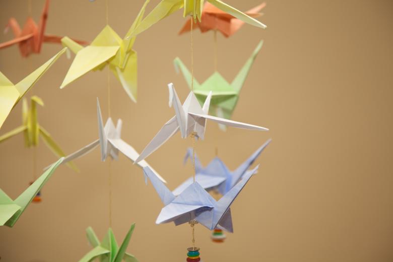 журавлик оригами
