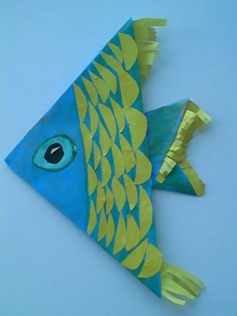 Оригами рыбка