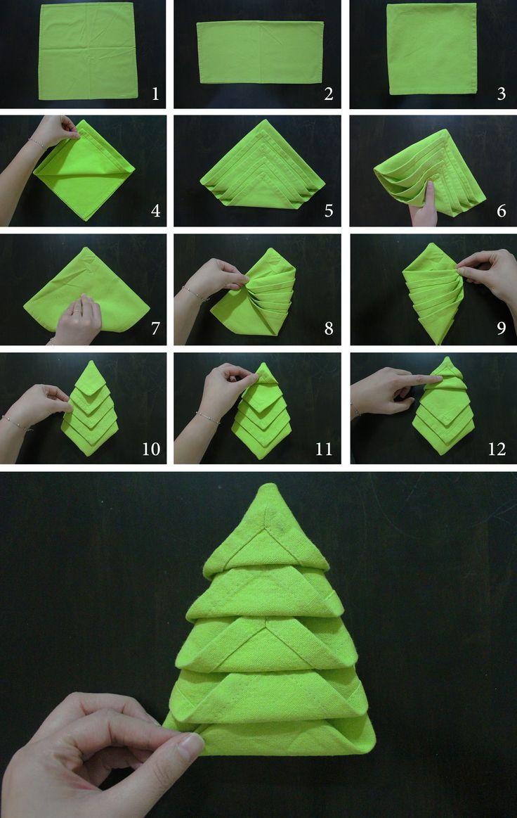 Оригами из салфеток