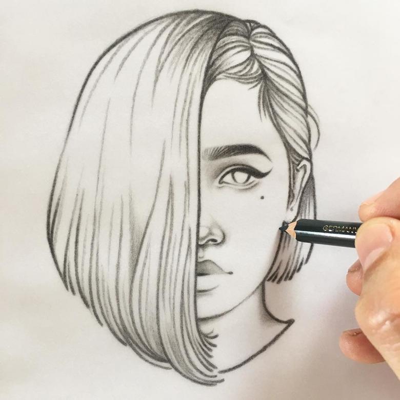 Как нарисовать девушку поэтапно карандашом - легкие подробные мастер-классы, фото идеи, советы i
