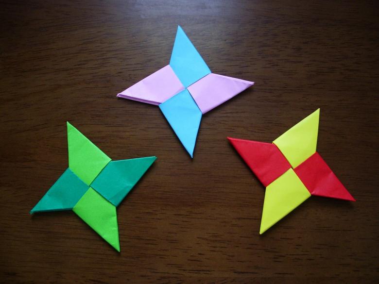 оригами сюрикен