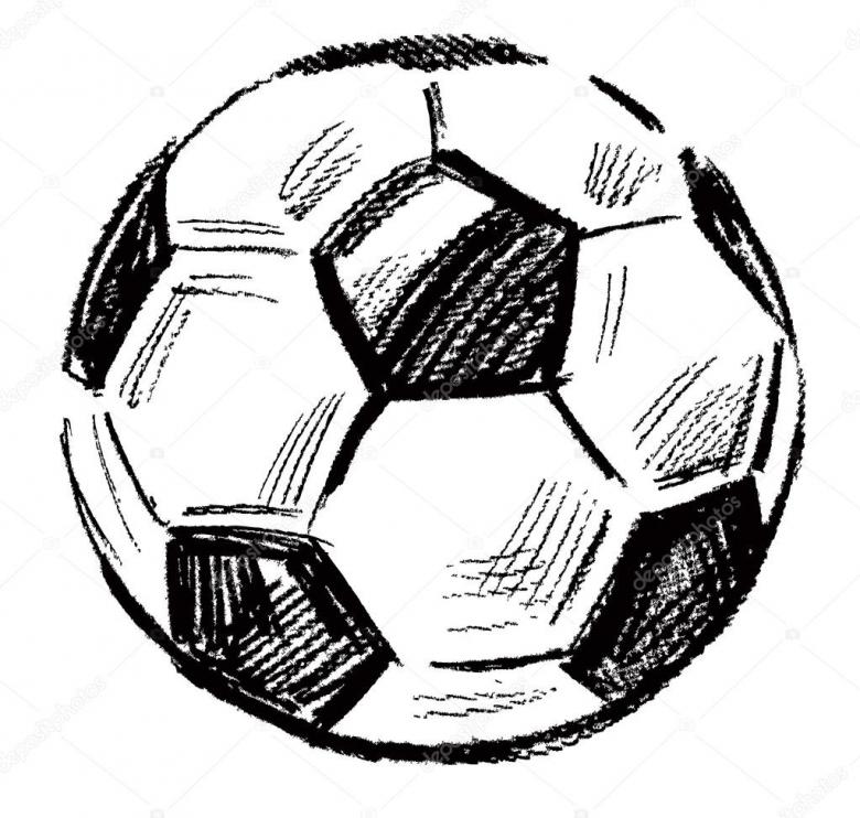 Как нарисовать футбольный мяч поэтапно карандашом - легкие мастер-классы для начинающих i