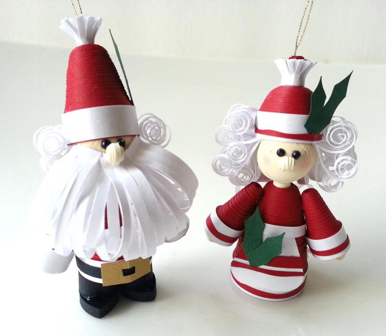 Дед Мороз из пластилина своими руками пошагово и Дед Мороз из бумаги, бутылок и фетра своими руками