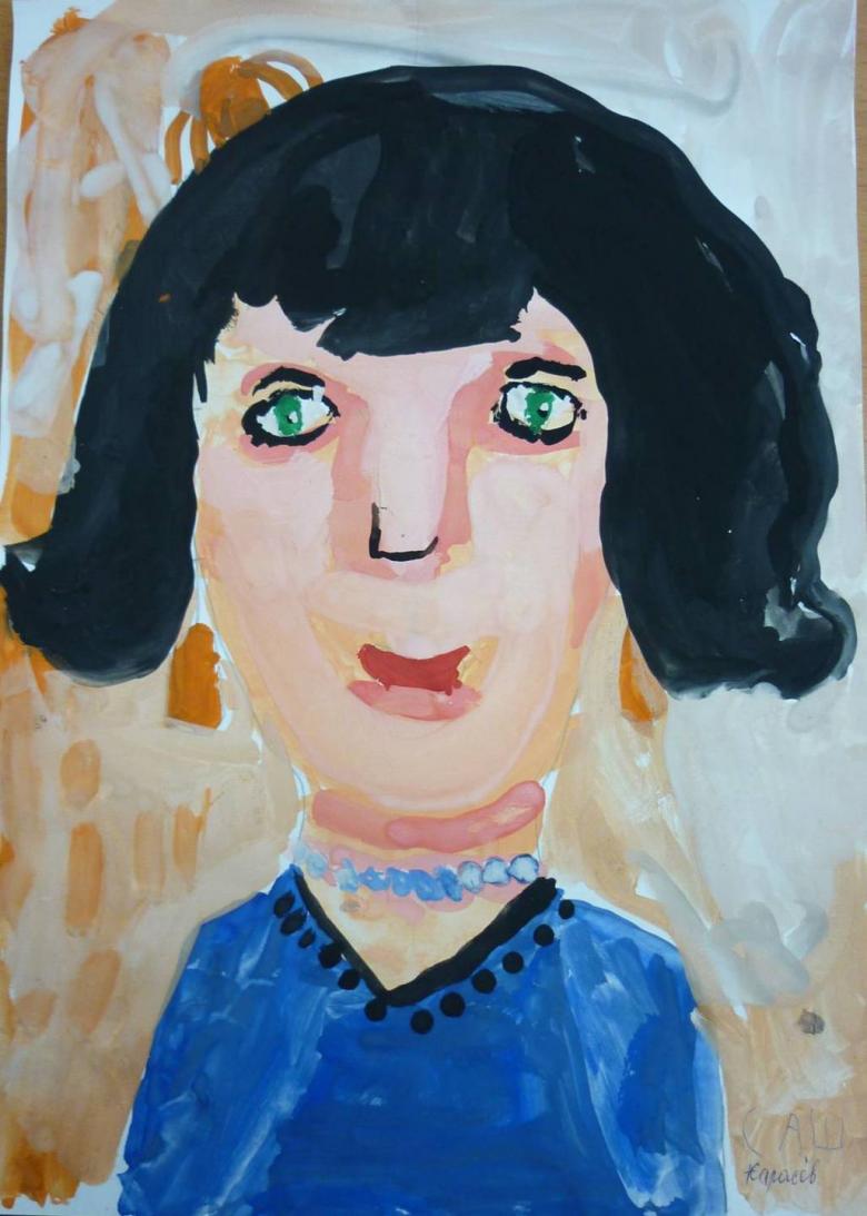 Как нарисовать маму своими руками - рисуем красивый портрет i
