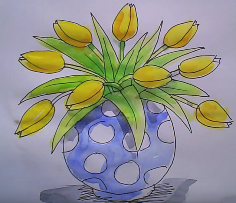 Как нарисовать цветок: способы и этапы создания красивых рисунков цветовдля начинающих