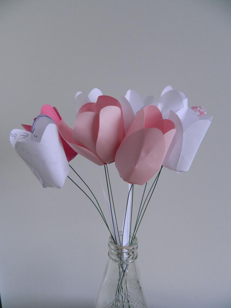 тюльпаны из бумаги