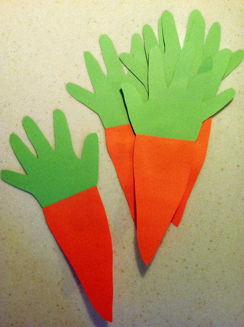 Аппликация моркови