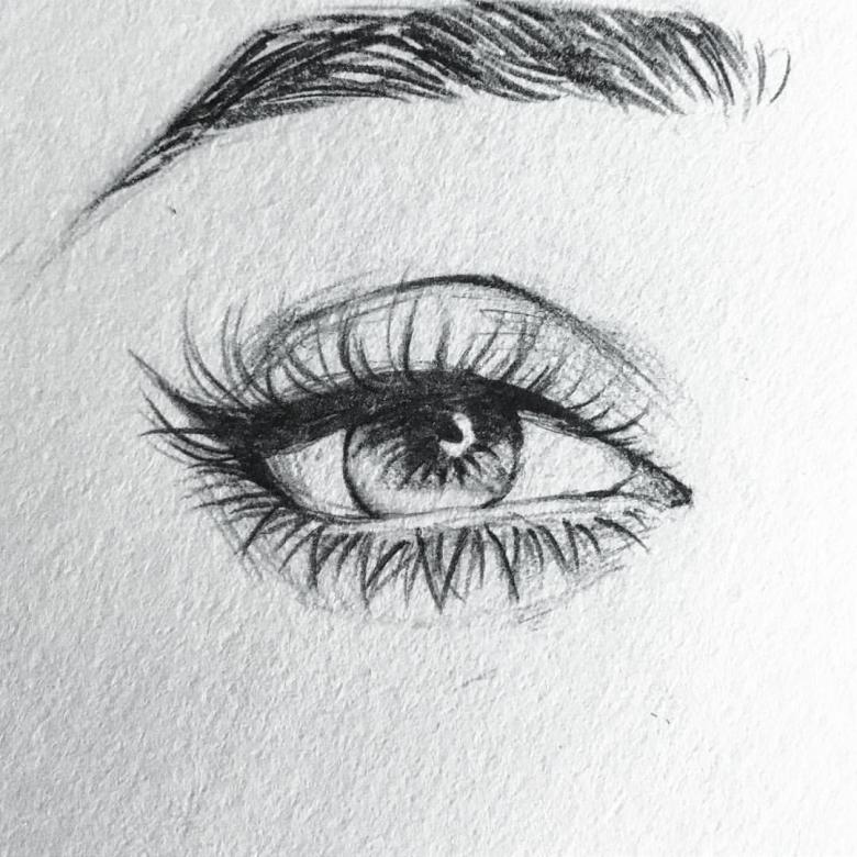 Как нарисовать глаза поэтапно карандашом