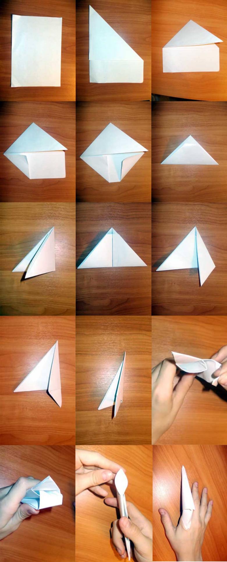 Оригами когти 