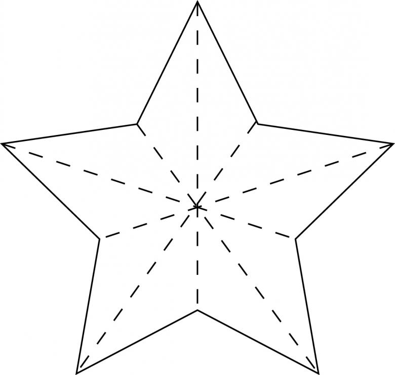 Нарисованная звезда 