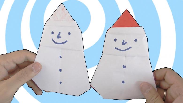 Снеговик оригами на новый год из модулей: фото и пошаговое описание процесса создания поделки i