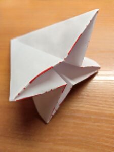 рождественская звезда техникой оригами