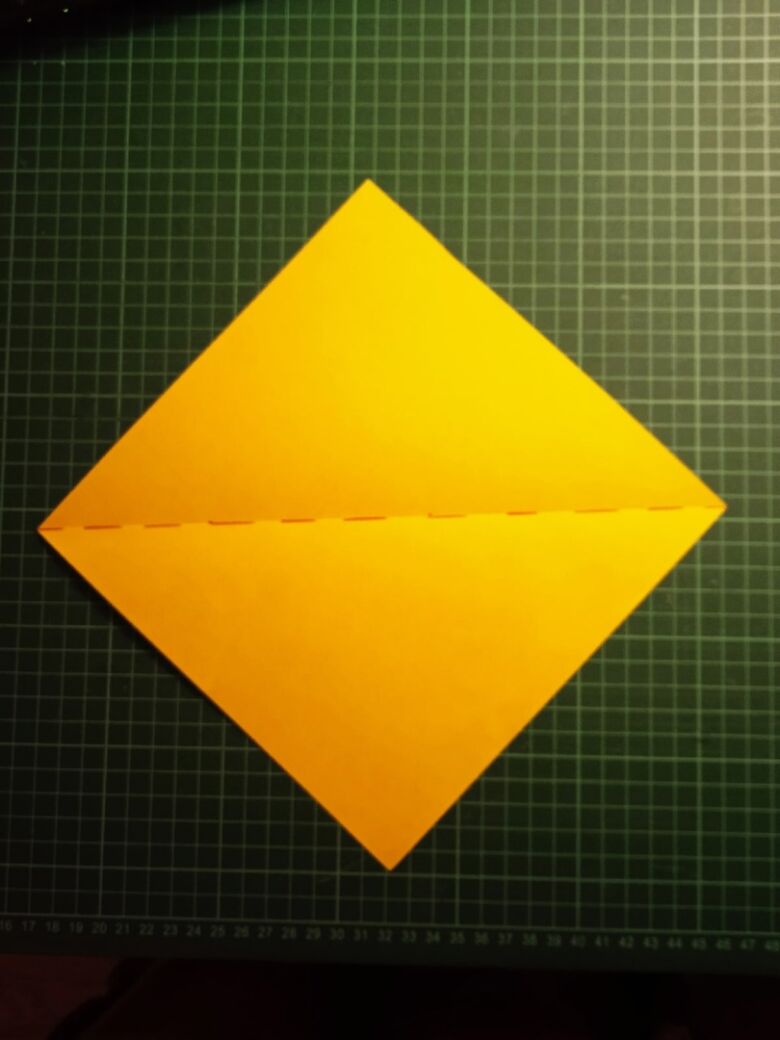оригами золотая рыбка