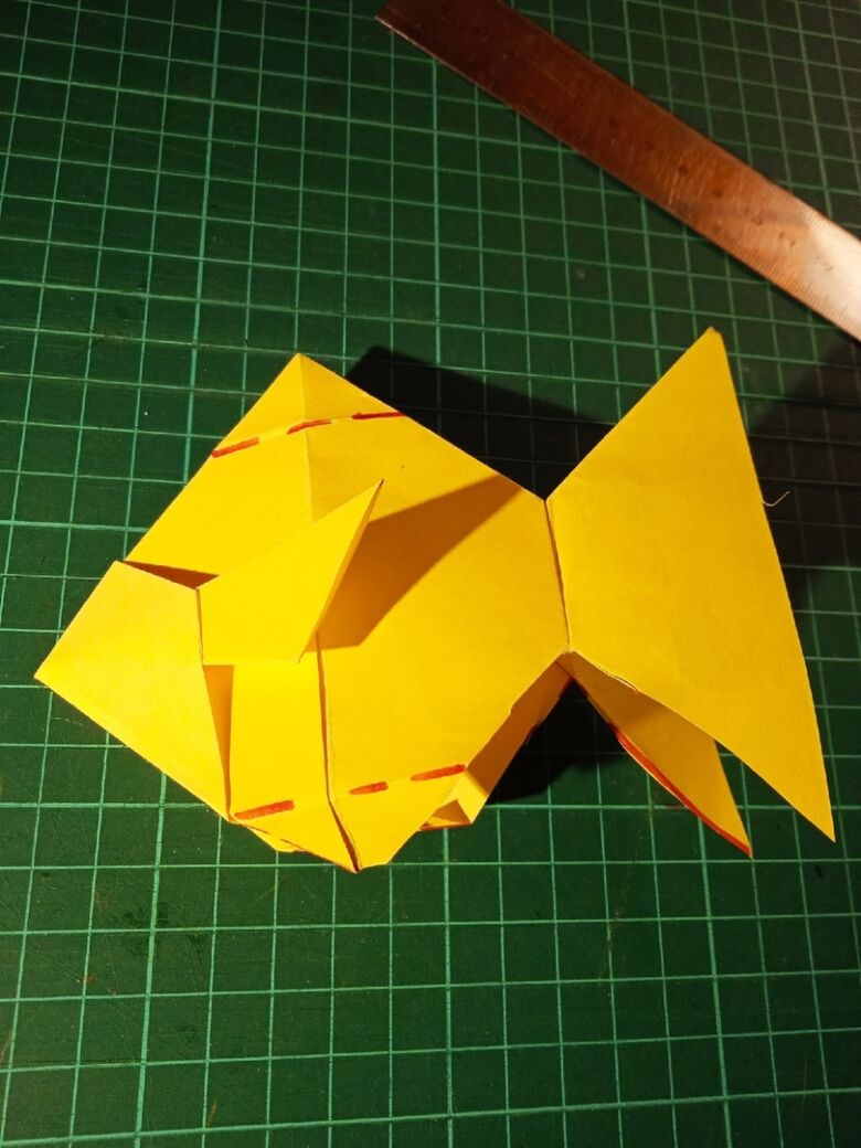 оригами с детьми схема
