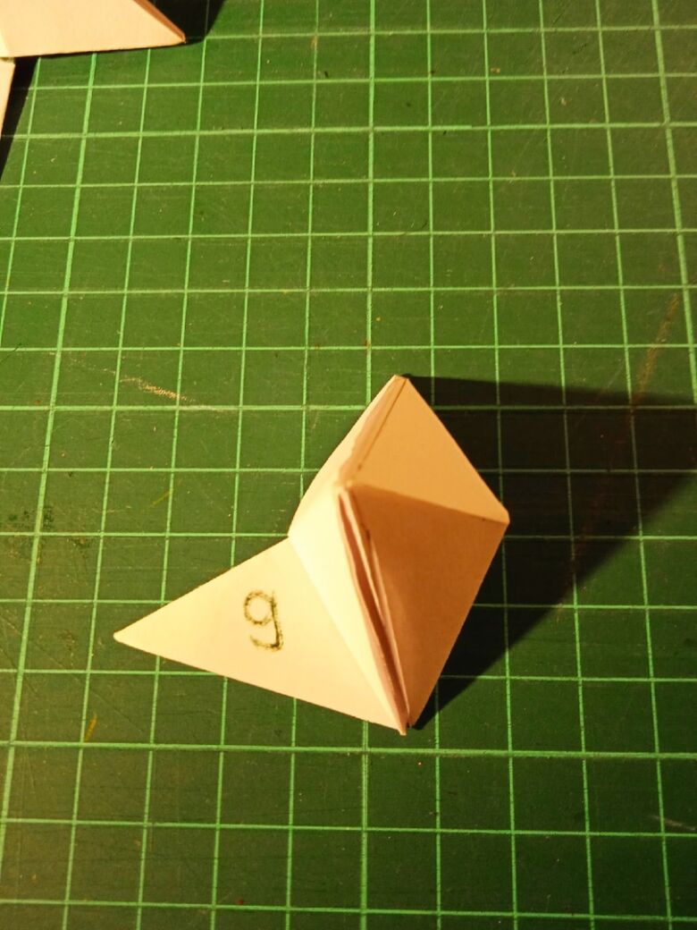 пятилепестковый цветок в технике модульного оригами