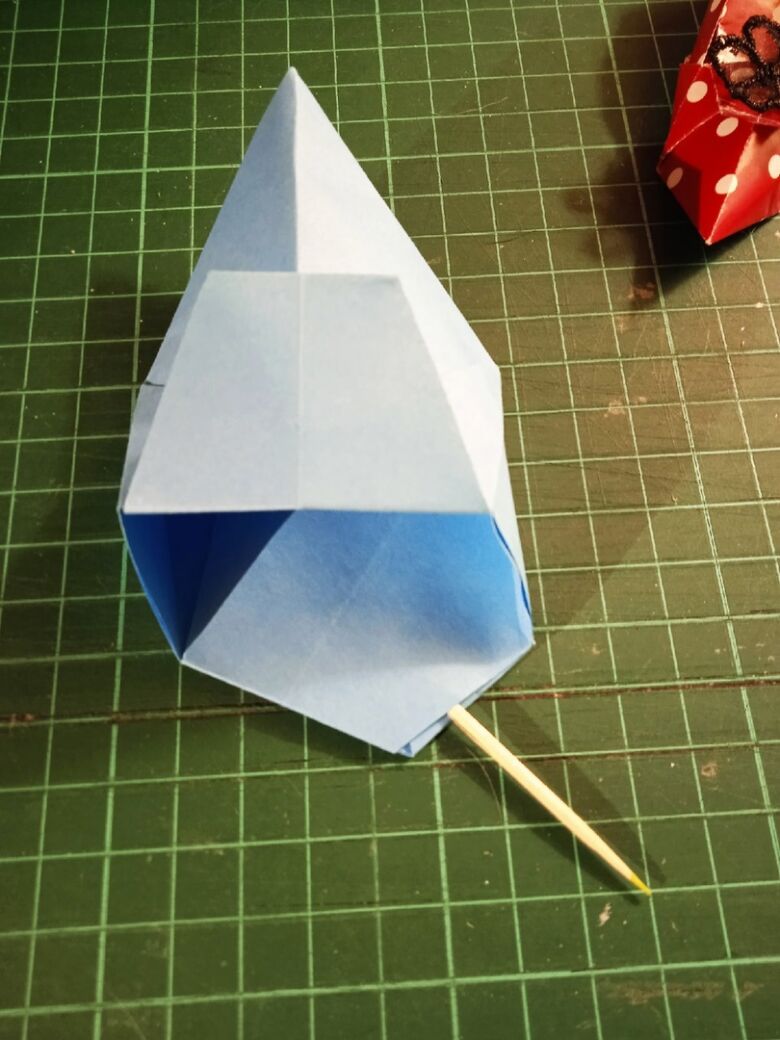 Оригами туфелька - шаг 11