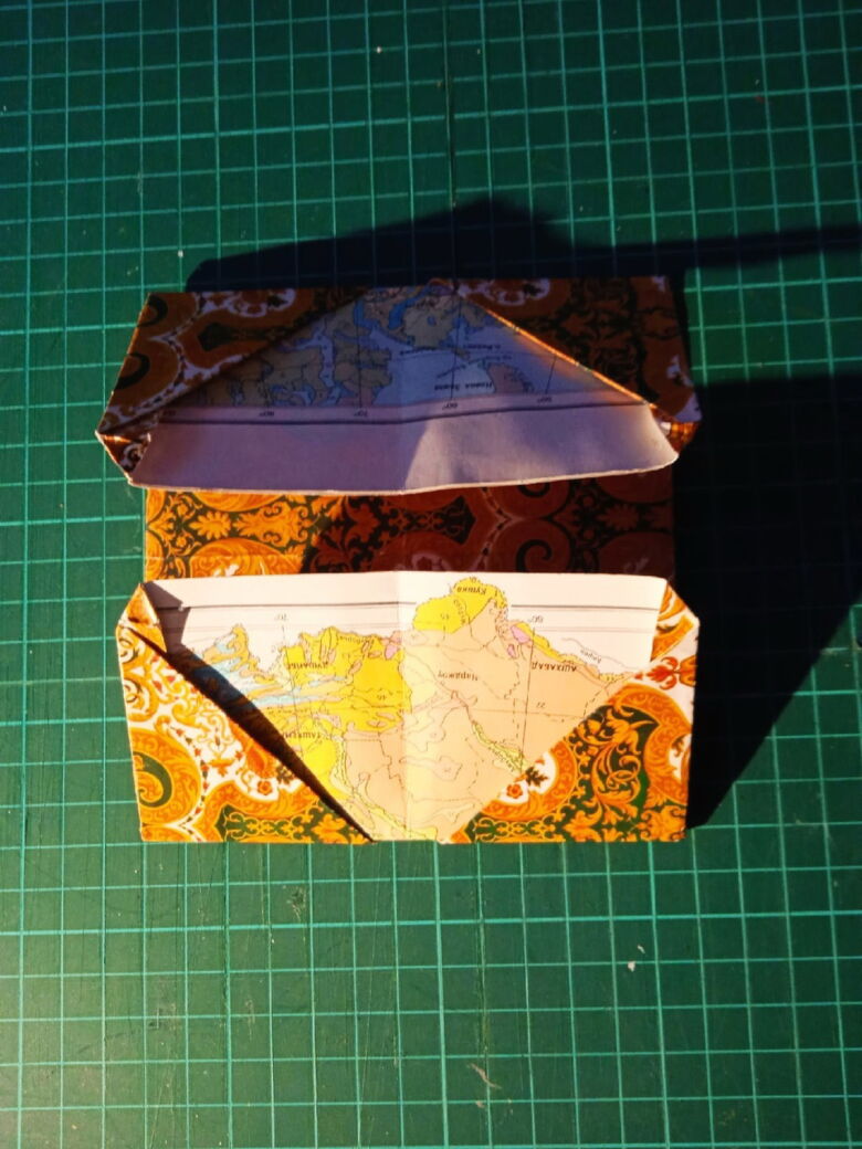 Оригами кошелек - шаг 9.1