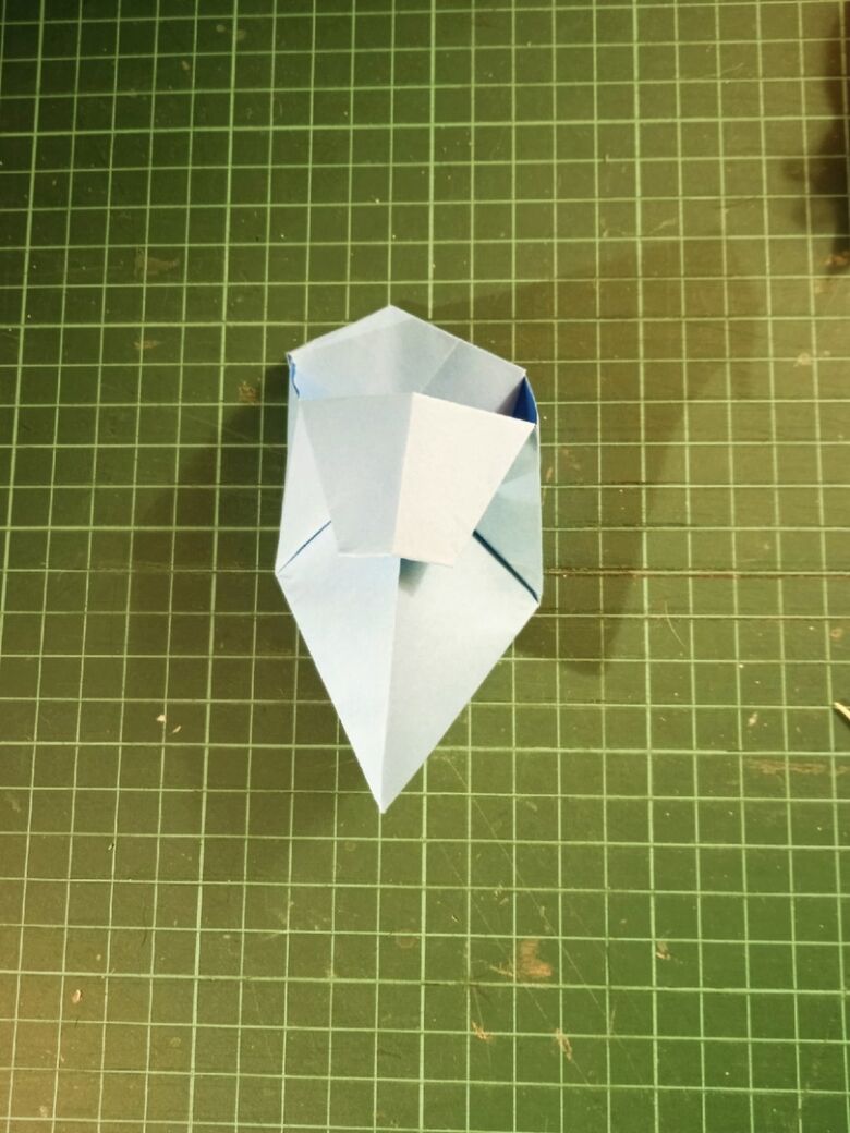 Оригами туфелька - шаг 12.1
