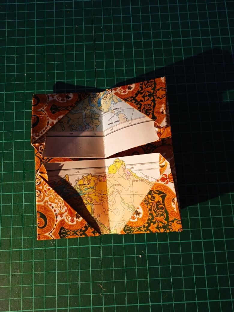 Оригами кошелек - шаг 10