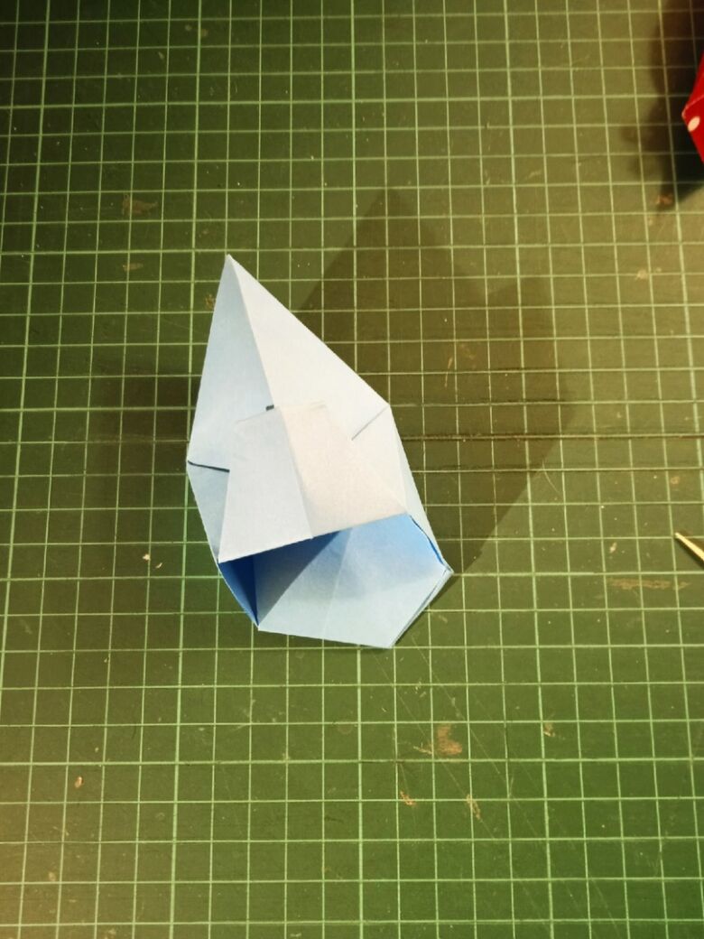 Оригами туфелька - шаг 12