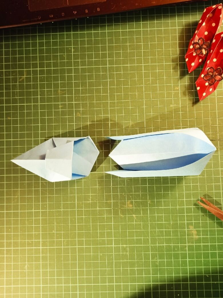 Оригами туфелька - шаг 25