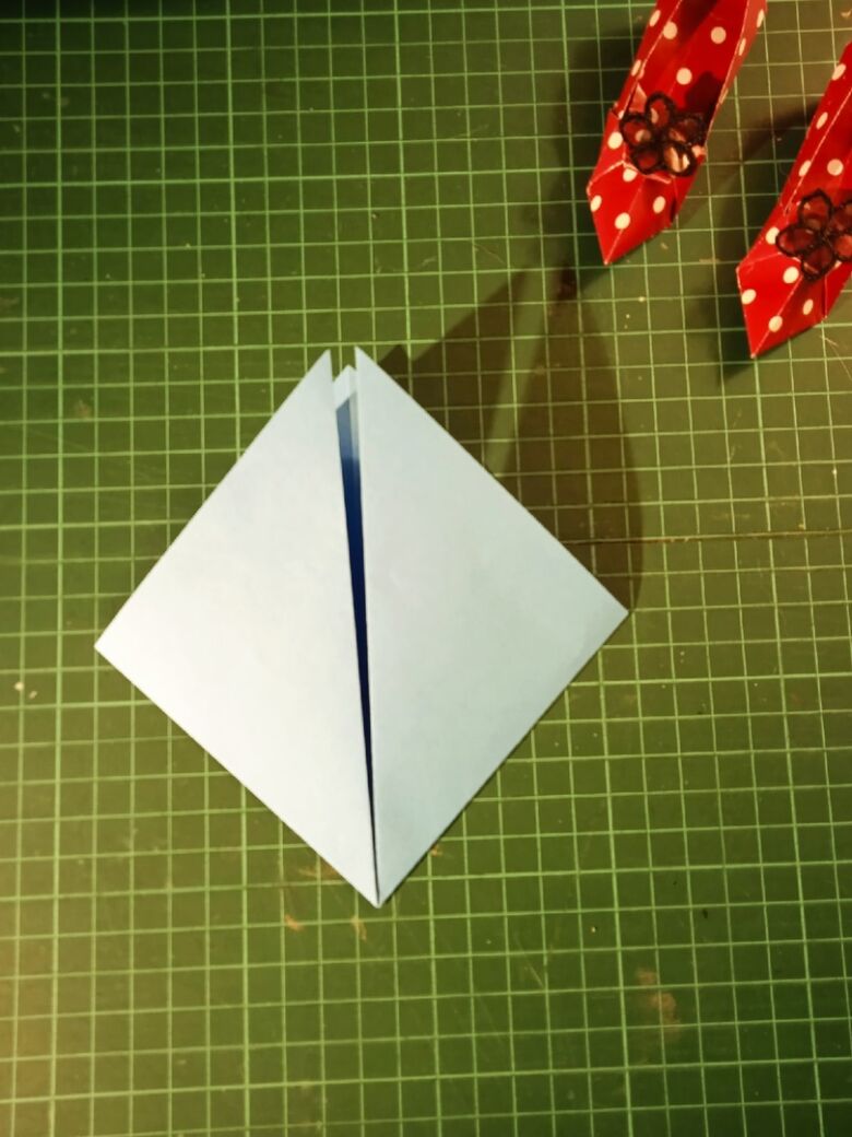 Оригами туфелька - шаг 3