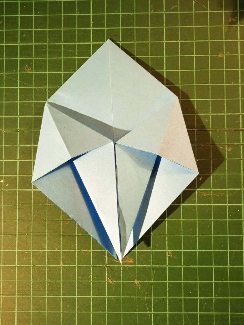 Оригами туфелька - шаг 6