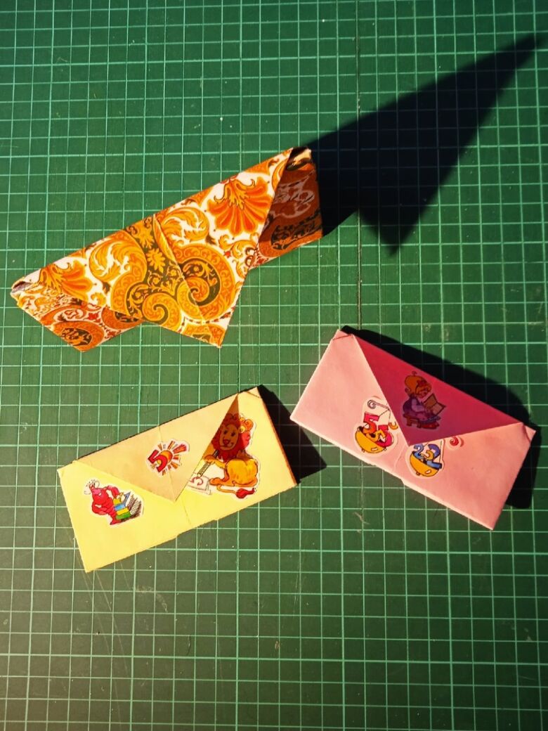 Оригами кошелек - итог