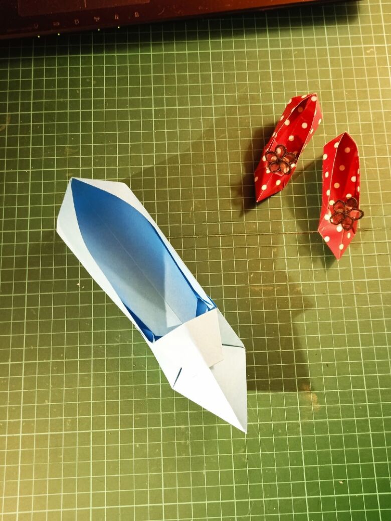 Оригами туфелька - итог 1