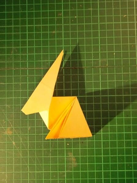 Кролик оригами для детей