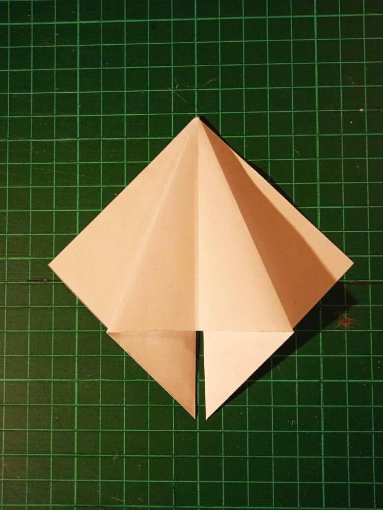 Подснежник оригами для детей