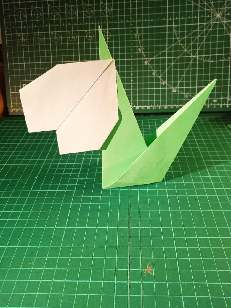 Подснежник оригами