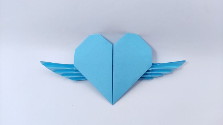 Оригами сердце объемное